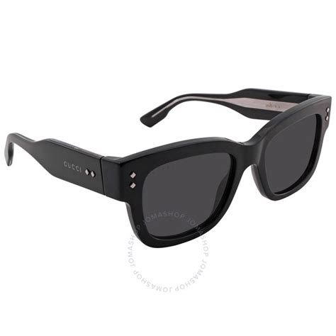 Gucci Grey Rectangular Men's Sunglasses GG1217S 